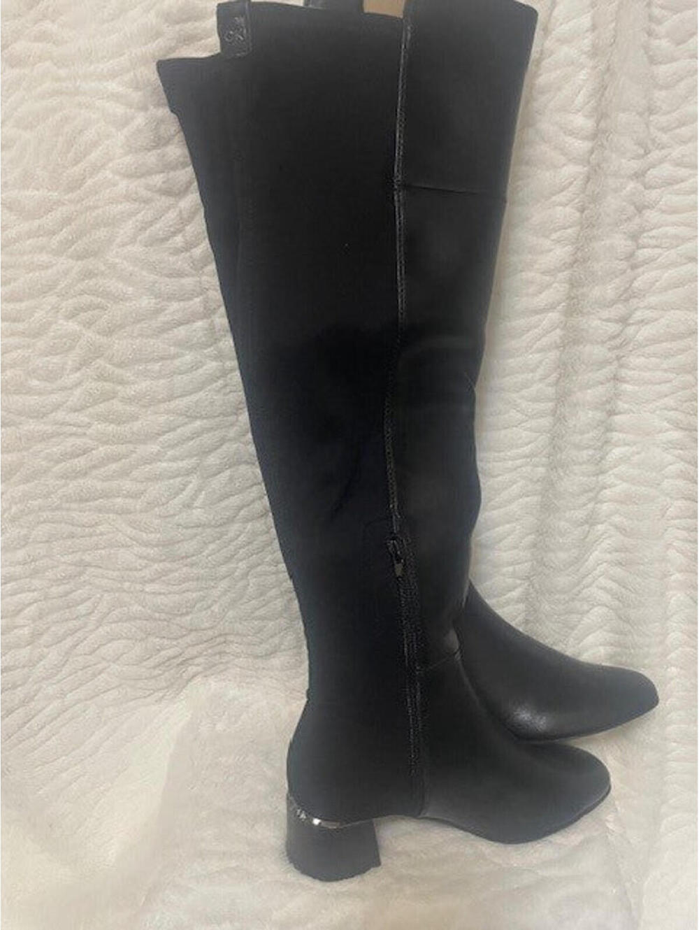 Size 6.5 – Calvin Klein Pemmie Black Knee High Boots | NWT